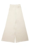 Deluc Belel High Waist Satin Wide Leg Pants