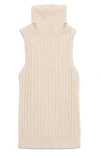 Deluc Ben Sleeveless Turtleneck Sweater In Neutral