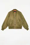 Deluc Bomber Jacket In Green In Green