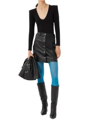 Deluc Bruma Mini Skirt In Black