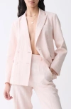 Deluc Caleira Relaxed Blazer In Pink