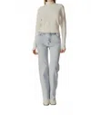 Deluc Campanula Turtleneck Sweater In Ecru In White