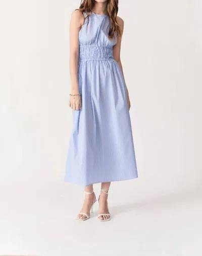 Deluc Capelas Dress In Light Blue
