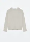 Deluc Castanea Sweater Top In Grey In Grey