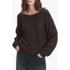 Deluc Catalpa Sequin V-back Sweater In Multi