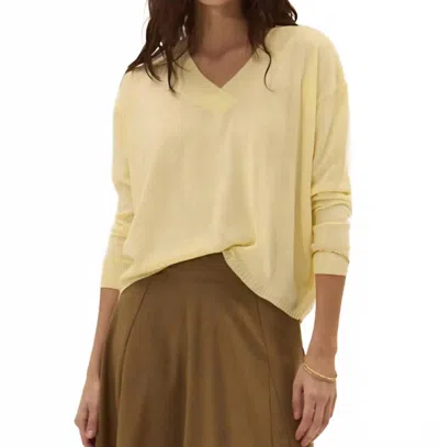Deluc Cefalonia Sweater In Butter Cream In Gold