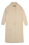 Deluc Chandler Maxi Cardigan In Neutral