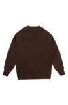 Deluc Dan Seamed Crewneck Sweater In Animal Print