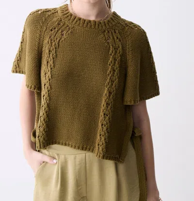 Deluc Dinis Knit Top In Army