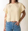 Deluc Dinis Knit Top In Ecru