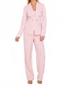Deluc Double Breasted Blazer In Pink In Pink