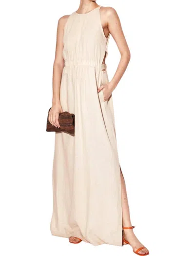 Deluc Ecliptic Dress In Sand In Beige