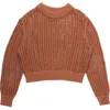 Deluc Einar Crop Open Stitch Sweater