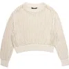 Deluc Einar Crop Open Stitch Sweater