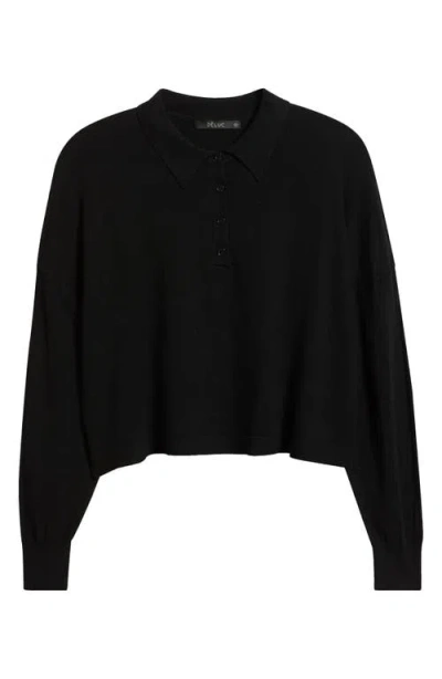Deluc Floyd Polo Sweater In Black