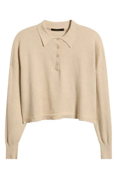 Deluc Floyd Polo Sweater In Metallic