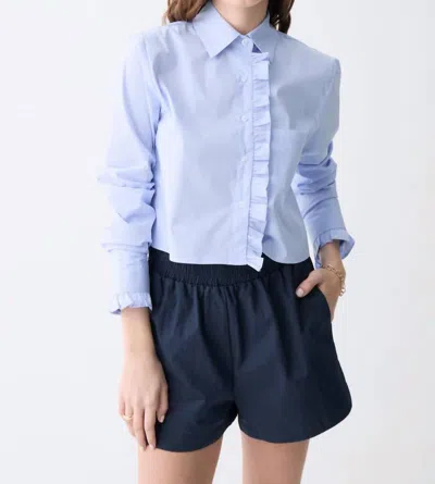 Deluc Fontes Shirt In Striped Light Blue