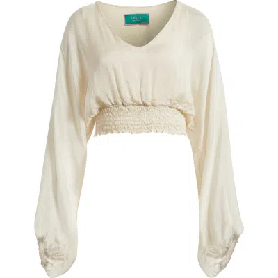 Deluc Forum Crop Top In Neutral