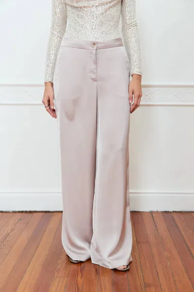 Deluc Genesis Pants In Pearl In Beige
