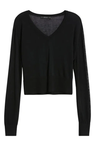 Deluc Granadella V-neck Sweater In Black