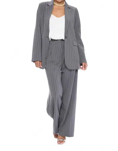 Deluc Galium Pants In Grey Melange In Gray
