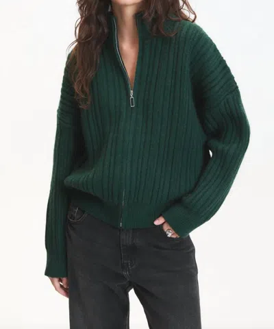 Deluc Jasper Sweater In Bottle Green