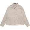 Deluc Lance Check Print Cotton Poplin Shirt In Neutral
