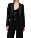 Deluc Leea Blazer In Black In Black