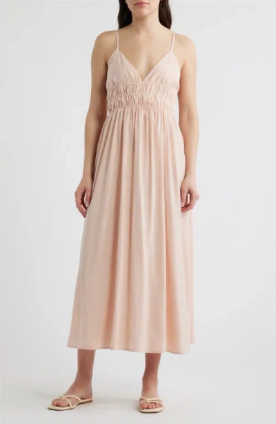 Deluc Leros Strappy Maxi Dress In Neutral