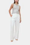 Deluc Lime Pants In Off White In White