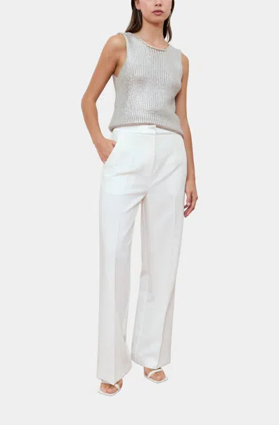 Deluc Lime Pants In Off White