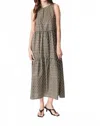 Deluc Loreto Dress In Printed Army In Multi
