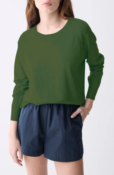 Deluc Lorriane Crewneck Sweater In Green