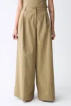 Deluc Louna Wide Leg Pants In Army