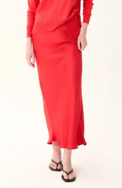 Deluc Madeira Maxi Skirt In Red
