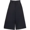 Deluc Martin Pleated Wide Leg Pants In Black