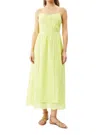 Deluc Masson Dress In Lime In Green