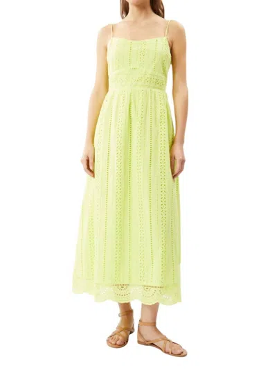 Deluc Masson Dress In Lime In Green
