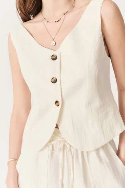 Deluc Maxial Vest In Ecru