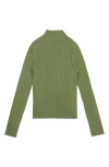 Deluc Nate Funnel Neck Sweater In Green