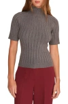 Deluc Oliver Rib Turtleneck Sweater In Gray