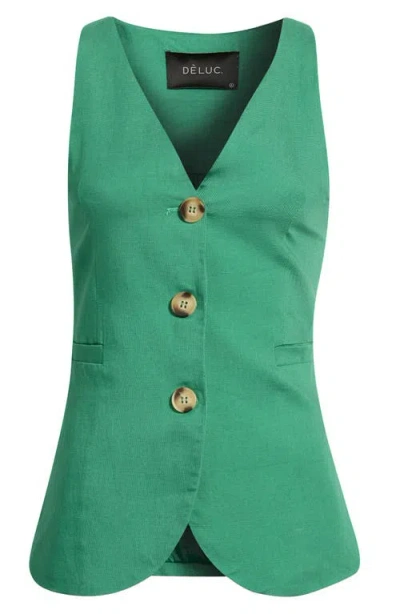 Deluc Palermo Vest In Green