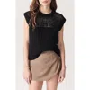 Deluc Paulo Open Stitch Cap Sleeve Sweater