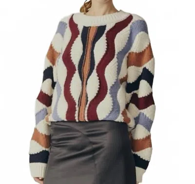 Deluc Pieris Sweater In Ecru Multi
