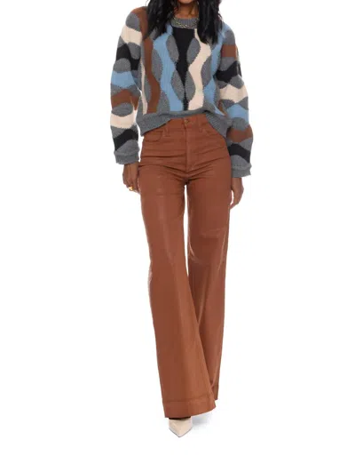Deluc Pieris Sweater In Grey Melange In Brown
