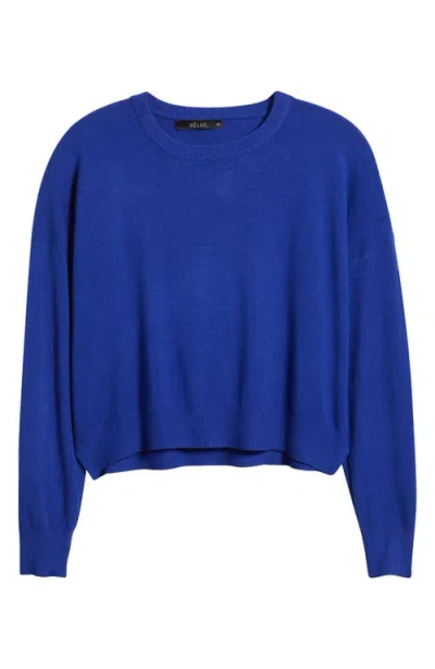 Deluc Polly Crewneck Sweater In Blue