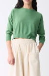 Deluc Polly Crewneck Sweater In Green