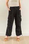 Deluc Poussin Pants In Black In Black