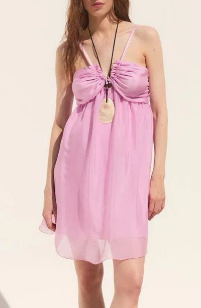 Deluc Profumo Minidress In Pink