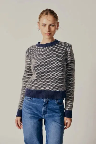 Deluc Prunus Sweater In Bluemarine Ecru